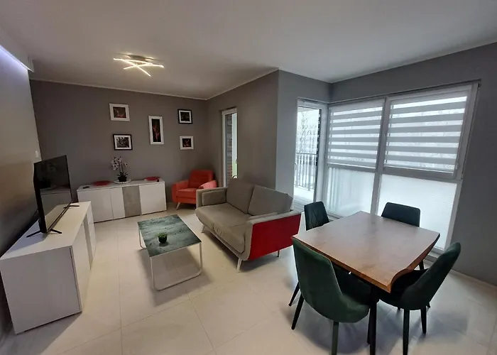Apartament Diamentowy Z Garazem -Centrum Gliwic